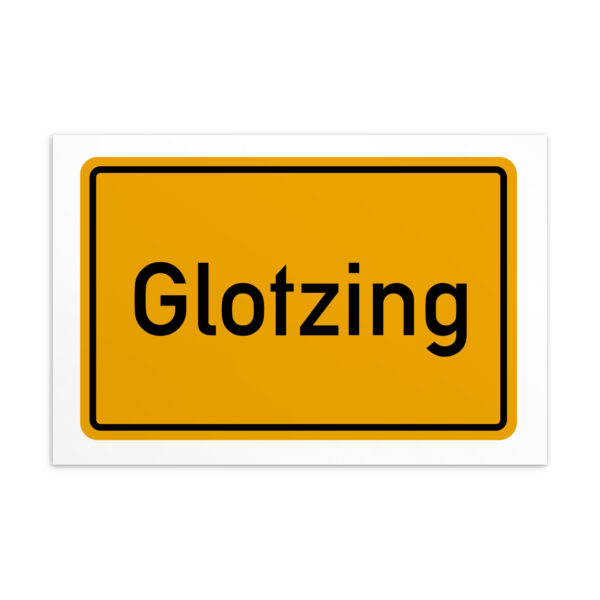 Glotzing-Postkarte Home Fine Art Print von Glotzings Künstlershop.