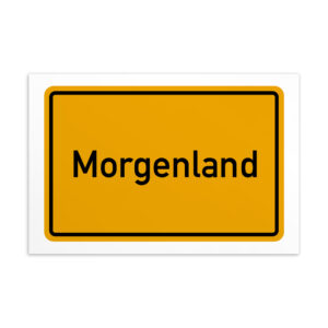 Morgenland-Postkarte Home Fine Art Print von Artist Shop.