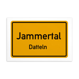 Jammertal-Postkarte Kunstdruck von jammertals Künstlershop.