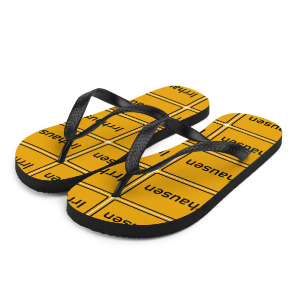 Ein Paar trendige Irrhausen Flip-Flops.