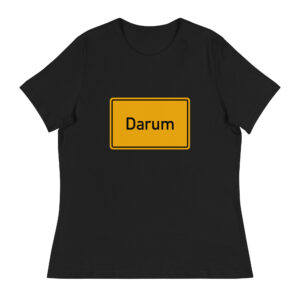 Darum Lockeres Damen-T-Shirt.