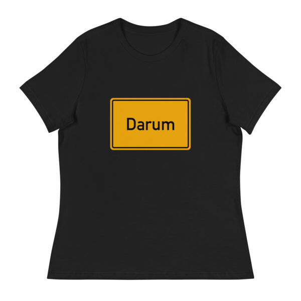 Darum Lockeres Damen-T-Shirt.